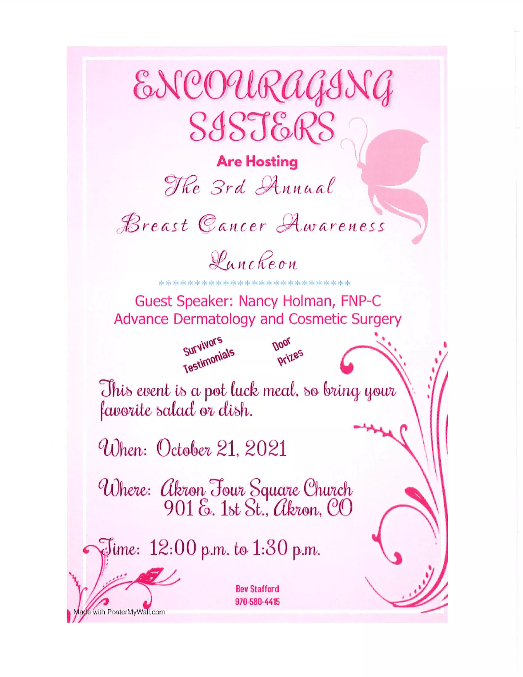 Breast Cancer Awareness Luncheon 10-21-21