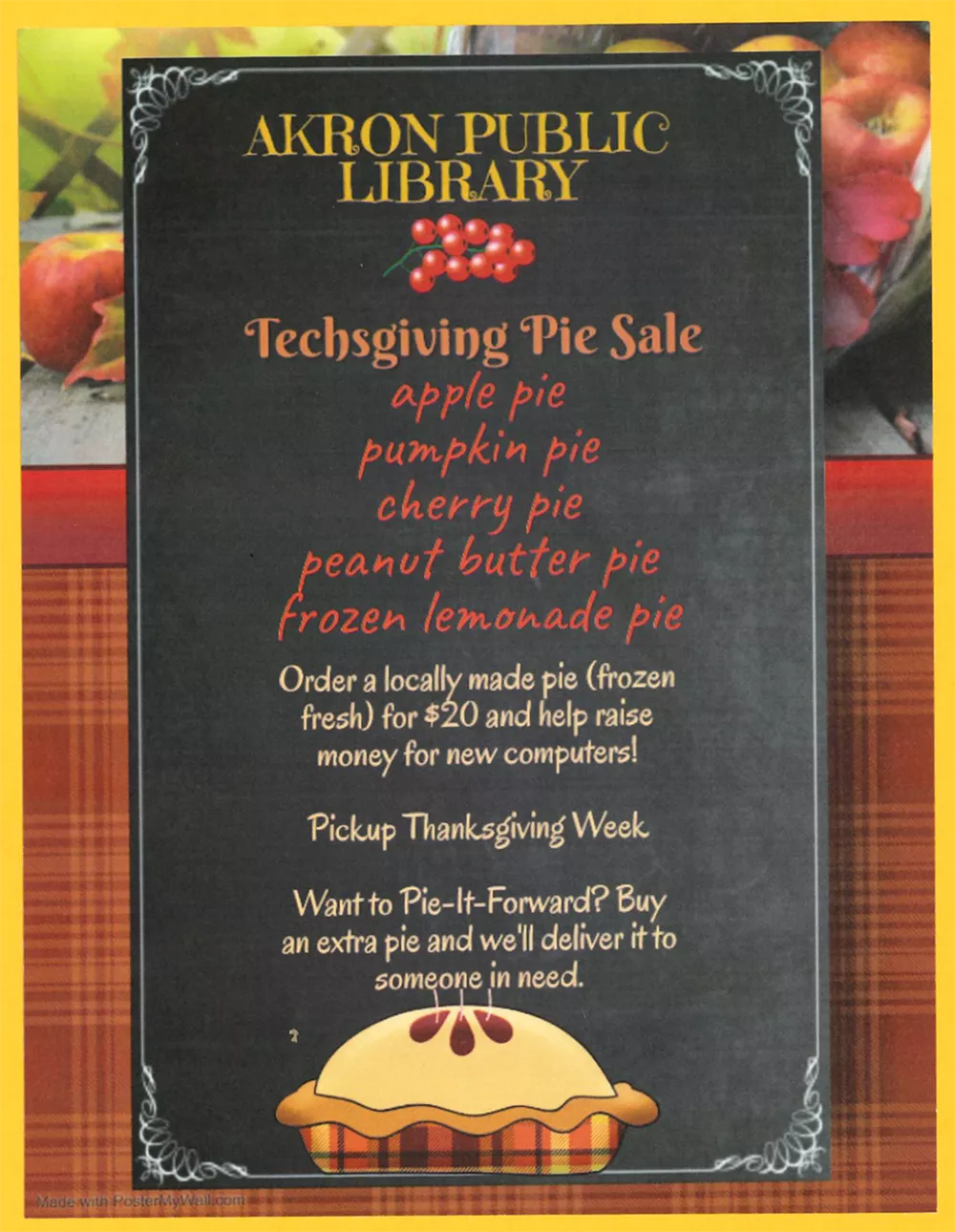Techsgiving Pie Sale