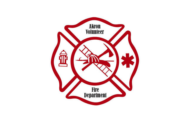 Akron Volunteer Fire Department Logo